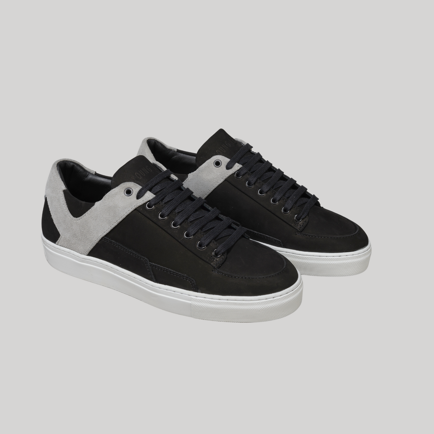 Young Levels - Shadow - Black and Grey Suede Shoe